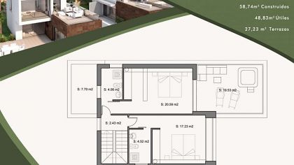Villa for sale in town, Spain 279299